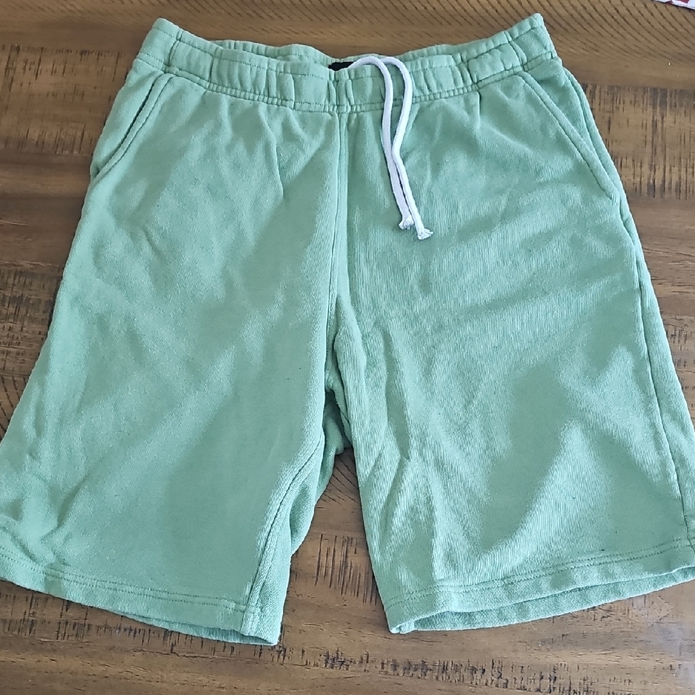 H&M Men's Light Green Athletic Shorts